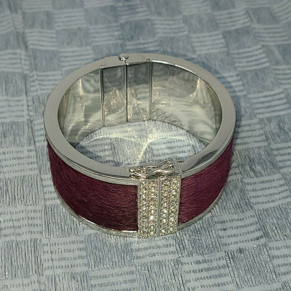 Vintage Ann Taylor Bangle Bracelet Clamper Hinged